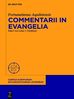 cover image of Commentarii in evangelia
